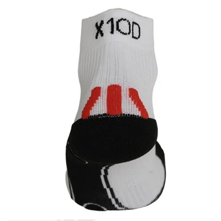 X10D Sportsocken Unisex white / ruby